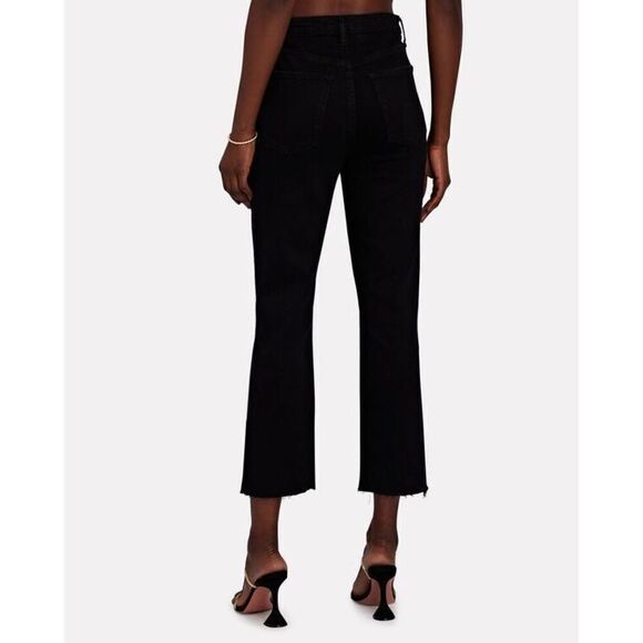 Triarchy NWT Ms. Hawn High Rise Crop Loose Skinny in True Black Size 31 - Picture 3 of 12